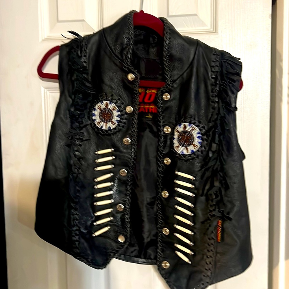 Hot Leathers L Bone Vest